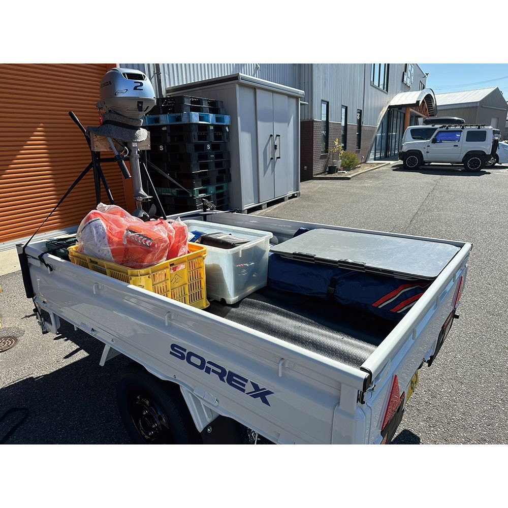 KC350 カーゴトレーラー カーキ 最大積載量：350kg SOREX