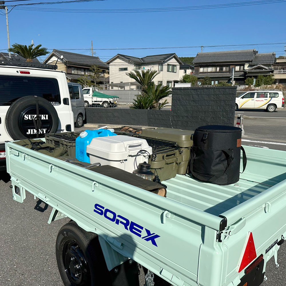 KC350 カーゴトレーラー アイスグリーン 最大積載量:350kg KC350 カーゴトレーラー アイスグリーン 最大積載量:350kg