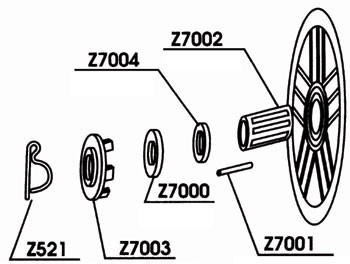 G,Fタイヤ用ベアリングセット 1本分 FACTORY ZERO(ファクトリーゼロ