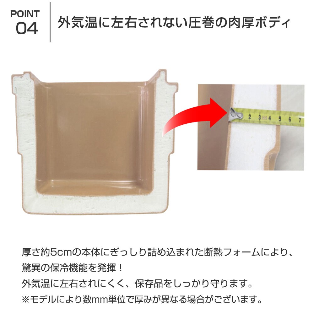 展示品】クーラーボックス キャスター付き ホワイト 70QT HANT